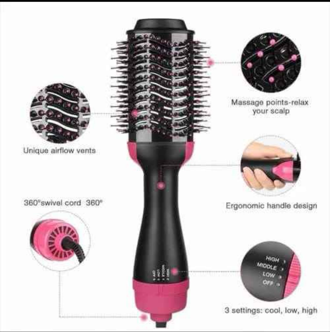 Cepillo One Step® – Secador, Alisador y Voluminizador 3 en 1